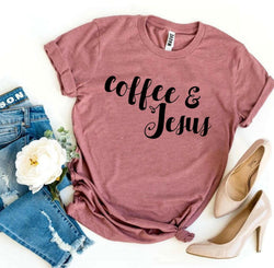 Collection of Coffee And Jesus T-shirt in a gallery layout