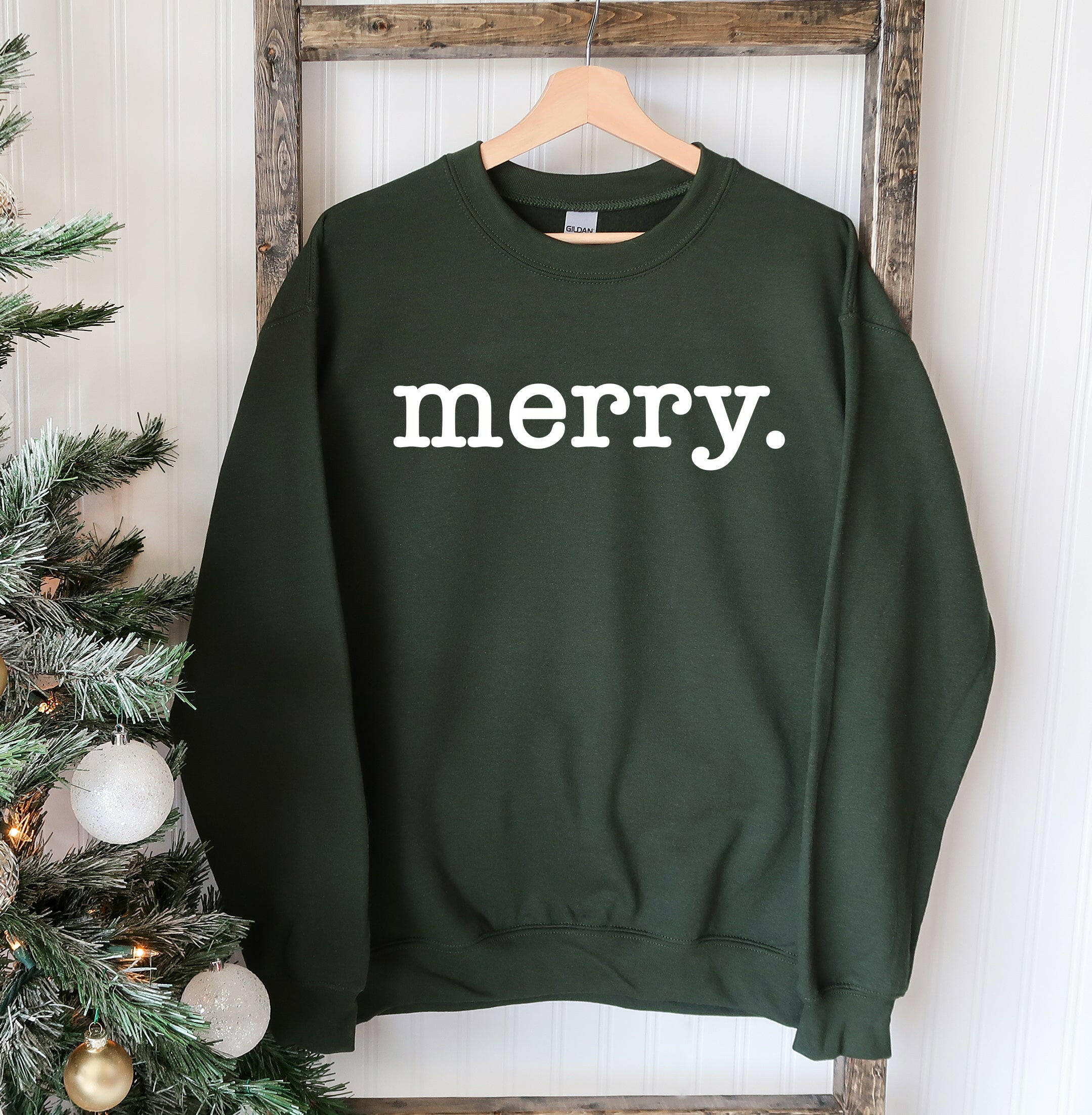 Collection of Merry Christmas Sweatshirt in a gallery layout