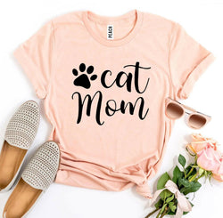 Collection of Cat Mom T-shirt in a gallery layout