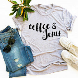 Collection of Coffee And Jesus T-shirt in a gallery layout