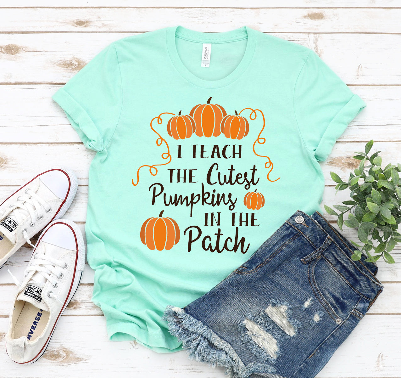 I Teach the cutest pumpkins T-shirt