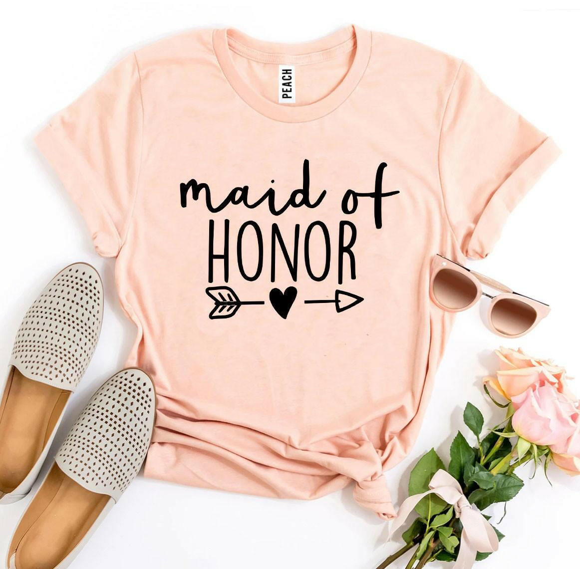 Collection of Maid Of Honor T-shirt in a gallery layout