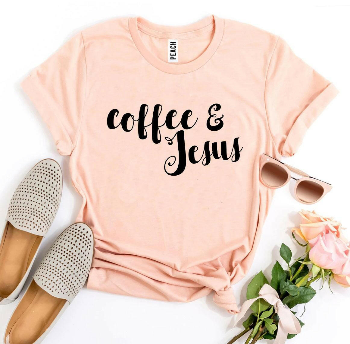 Collection of Coffee And Jesus T-shirt in a gallery layout