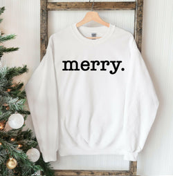 Collection of Merry Christmas Sweatshirt in a gallery layout