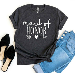 Collection of Maid Of Honor T-shirt in a gallery layout