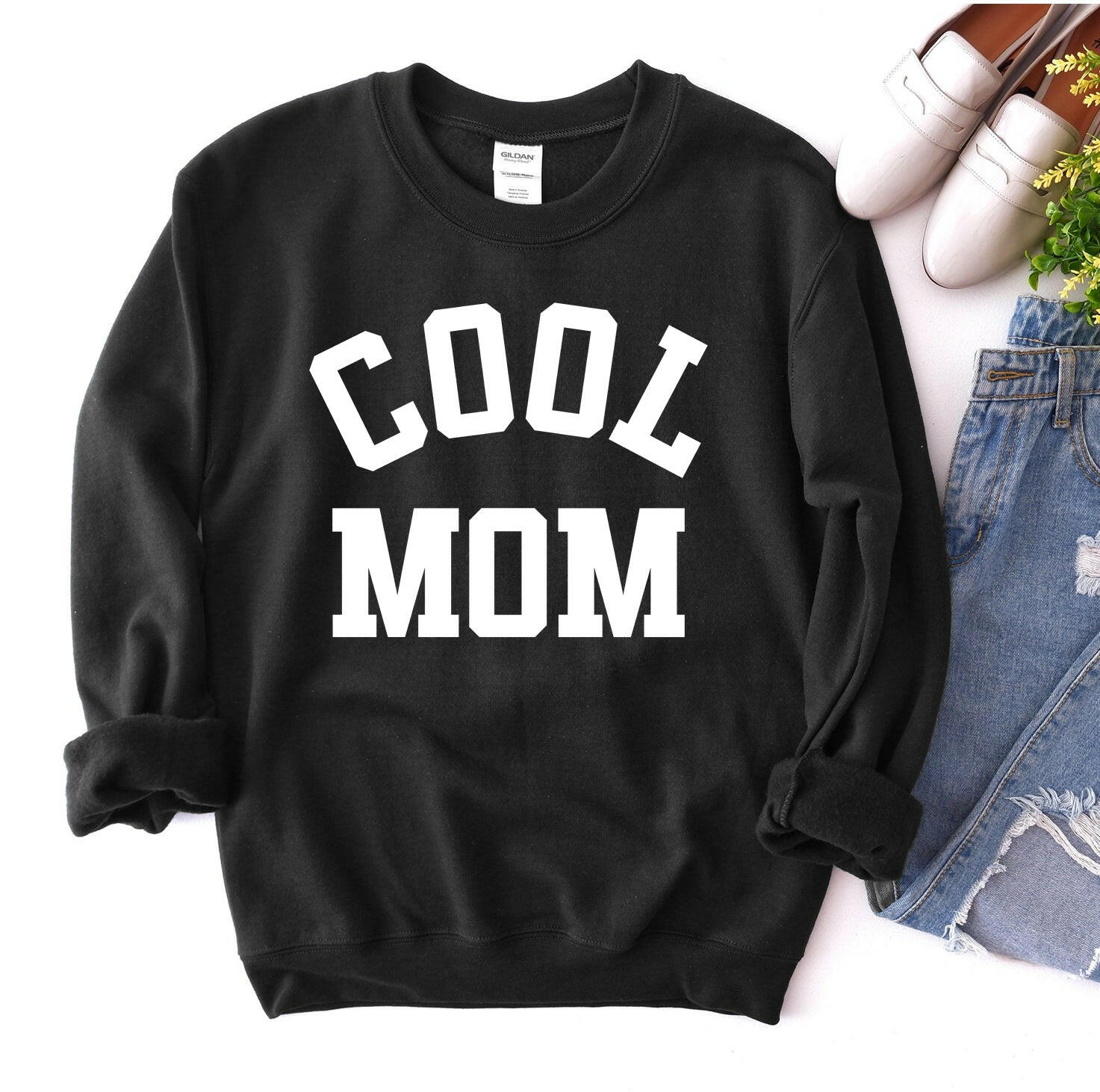 Collection of Cool Mom Sweatshirt in a gallery layout