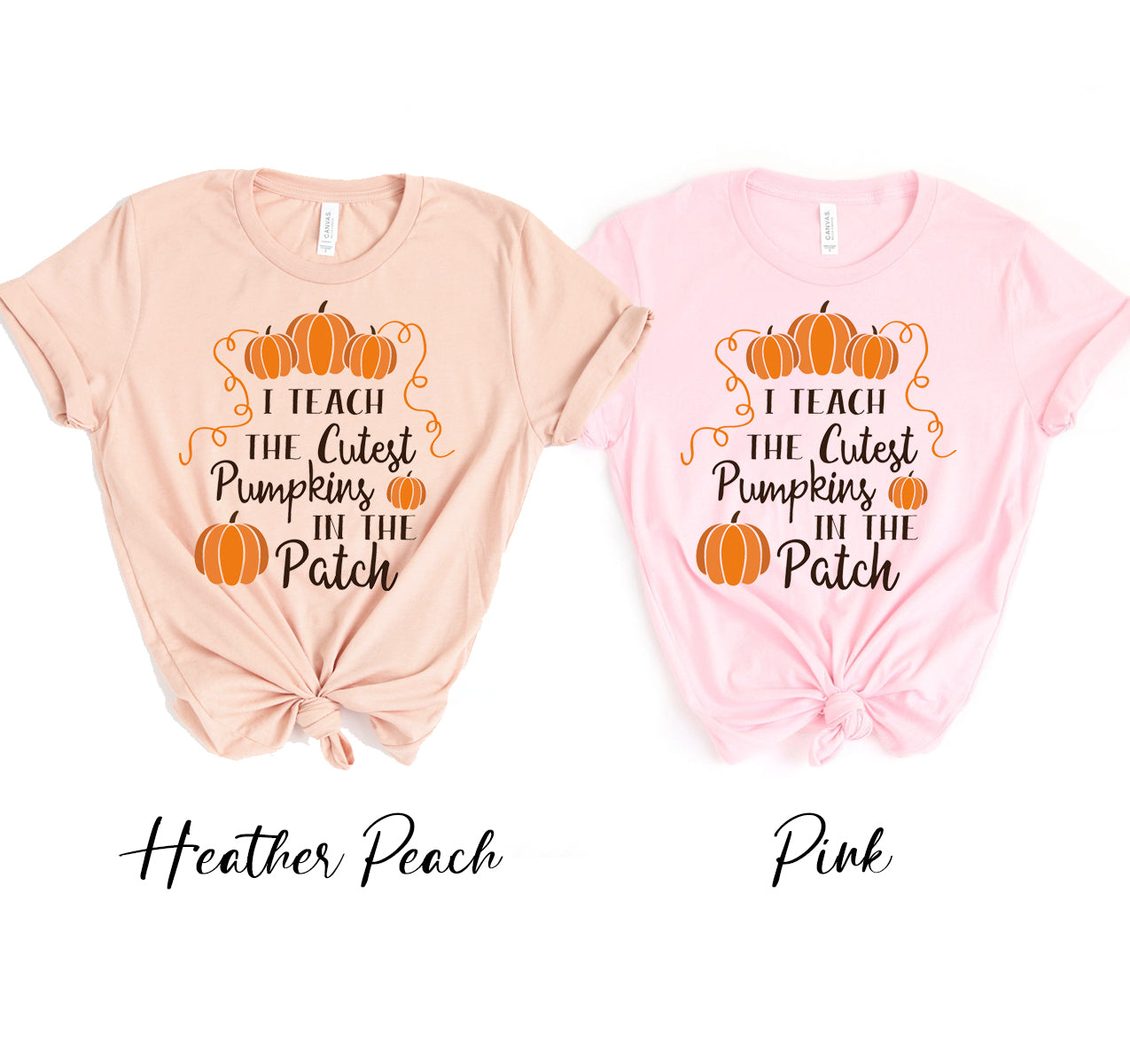 Collection of I Teach the cutest pumpkins T-shirt in a gallery layout