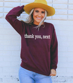 Collection of Thank You Next Sweatshirt in a gallery layout