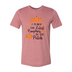 Collection of I Teach the cutest pumpkins T-shirt in a gallery layout