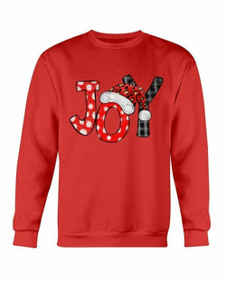 Collection of Joy Santa Christmas Sweatshirt in a gallery layout