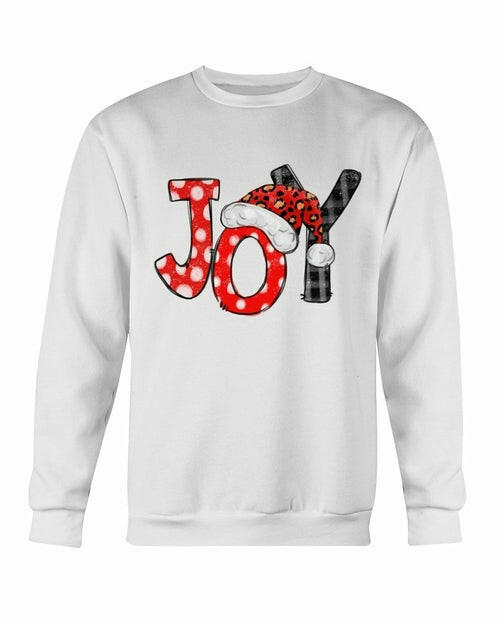 Collection of Joy Santa Christmas Sweatshirt in a gallery layout