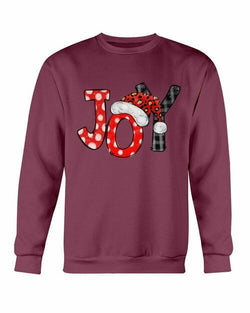 Collection of Joy Santa Christmas Sweatshirt in a gallery layout