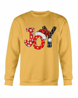 Collection of Joy Santa Christmas Sweatshirt in a gallery layout