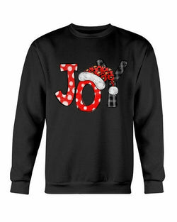 Collection of Joy Santa Christmas Sweatshirt in a gallery layout