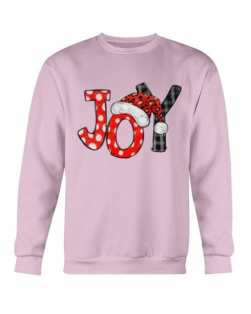 Collection of Joy Santa Christmas Sweatshirt in a gallery layout