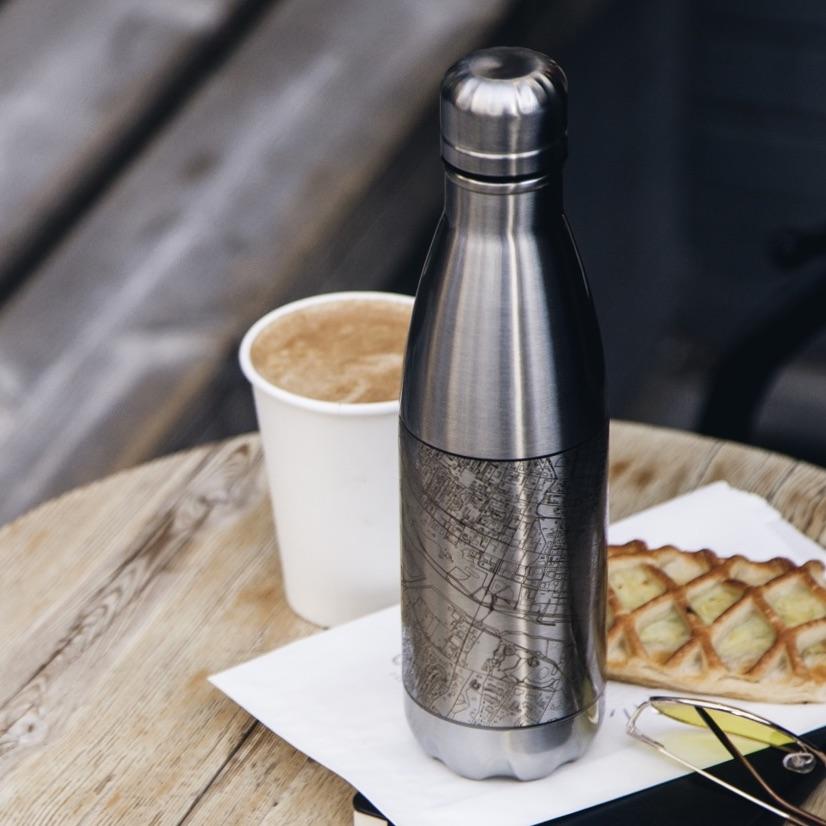 Shreveport - Louisiana Map Insulated Bottle